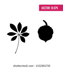 Leaf vector icon. Leaf isolated on white. 10 eps. foliage