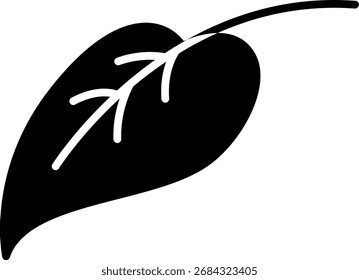 Leaf Vector Icon - Nature Symbol