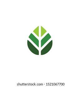 leaf vector icon. Plant,leaf symbol flat vector sign isolated on white background. Simple vector illustration for graphic and web design.