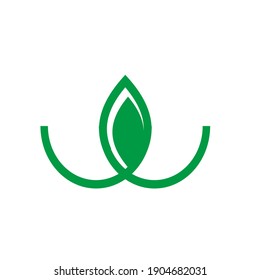 leaf vector icon. Plant,leaf symbol flat vector sign isolated on white background. Simple vector illustration for graphic and web design.