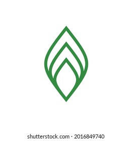 icono del vector hoja. Símbolo plano de la planta,símbolo de la hoja, signo de vector aislado sobre fondo blanco. Ilustración vectorial simple para diseño gráfico y web.