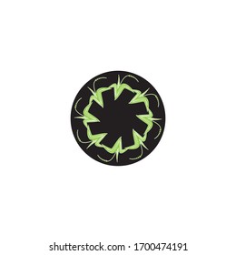 leaf vector illustration design icon logo template