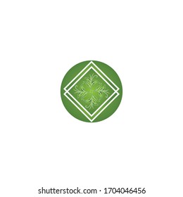 leaf vector illustration design icon logo template