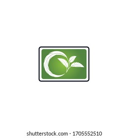 leaf vector illustration design icon logo template