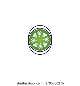leaf vector illustration design icon logo template