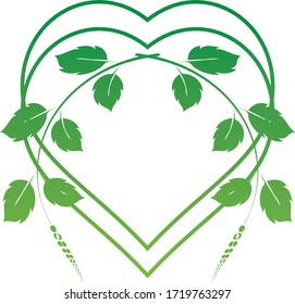 leaf vector illustration design icon logo template