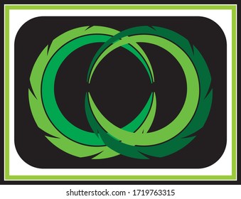 leaf vector illustration design icon logo template