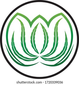 leaf vector illustration design icon logo template