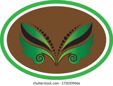 leaf vector illustration design icon logo template