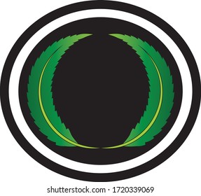 plantilla de logotipo de icono de diseño de ilustración vectorial de hoja