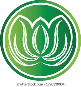 leaf vector illustration design icon logo template
