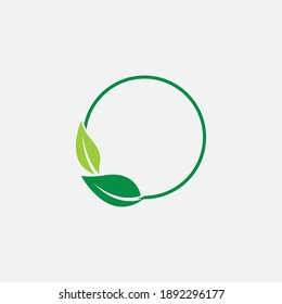 leaf vector illustration design icon logo template