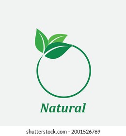 leaf vector illustration design icon logo template