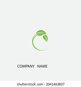 leaf vector illustration design icon logo template