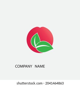 plantilla de logotipo de icono de diseño de ilustración de vector de hoja