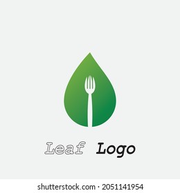 leaf vector illustration design icon logo template