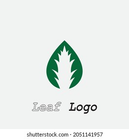 leaf vector illustration design icon logo template