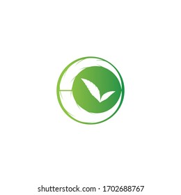 leaf vector illustration design logo template