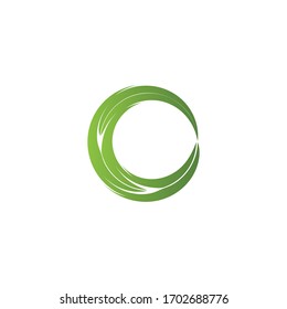 leaf vector illustration design logo template