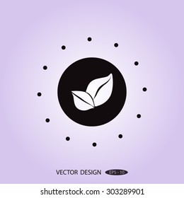 leaf Vector illustration. Eco sign.