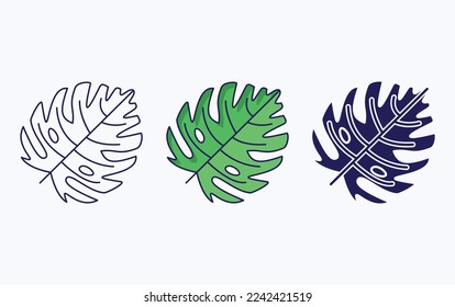 Leaf-Vektorgrafik-Icon-Design