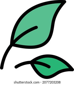 leaf Vector illustration on a transparent background. Premium quality symbols. Glyphs  vector icon for concept and graphic design.