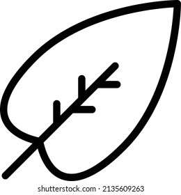 leaf Vector illustration on a transparent background. Premium quality symbols. Stroke  vector icon for concept and graphic design.
