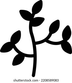 leaf Vector illustration on a transparent background. Premium quality symmbols. Glyphs vector icons for concept and graphic design.