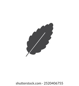 Leaf vector illustration on white isolated background. Leaves business concept.