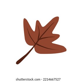 leaf vector illustration for poster, cover, background