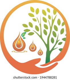 leaf vector logo design, nature leaf, logo design