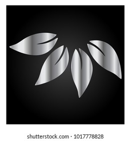 leaf vector logo design template