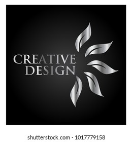 leaf vector logo design template