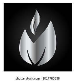 leaf vector logo design template