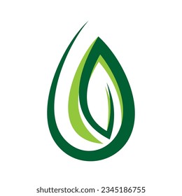 Leaf Vector Logo Design Template