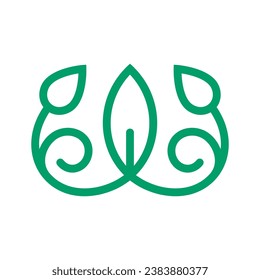 Leaf Vector Logo Design Template
