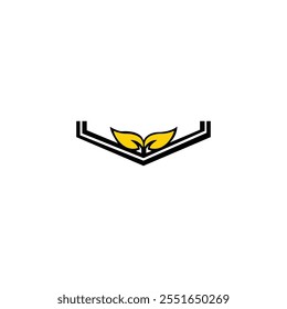  Leaf vector logo illustration design