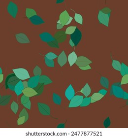 Leaf vector, nature backgrounds, leaf silhouette, leafs pattern, floral design, seamless patterns, ornament pattern, vector abstract, seamless wallpaper, leaf texture, leafs isolated
