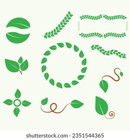 Leaf Vector Ornament Design Bundle