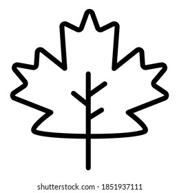 leaf vector outline icon. Modern thin line symbols. Collection of traditional elements.