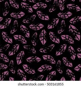 Leaf vector seamless texture pattern. Seamless pattern can be used for wallpaper, pattern fills, web page background, surface textures.