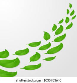 leaf vector stylized background template. Vector Eps 10.