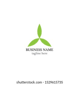 leaf vector template icon design