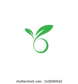 leaf vector template icon design