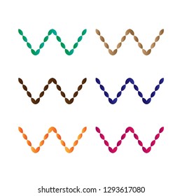 Leaf W Letter Logo useful, editable. And printable Perfect for use in a wide range of new media templates: Web Marketing Agency, Social Media Services Showcase, Online Marketing Apps, and Web.