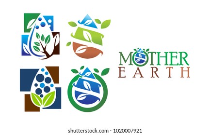 Leaf Water Landscape Set