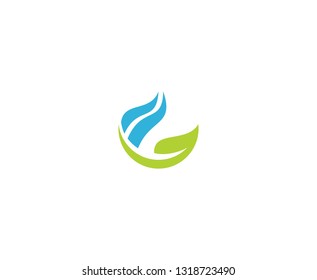 Leaf water logo 