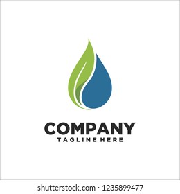 Leaf Water is modern logo design for modern company, organisation, brand, social media or everything.

This logo looks good for both digital and print use.