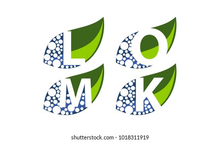 Leaf Water Template Set