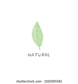 Leaf and word natural